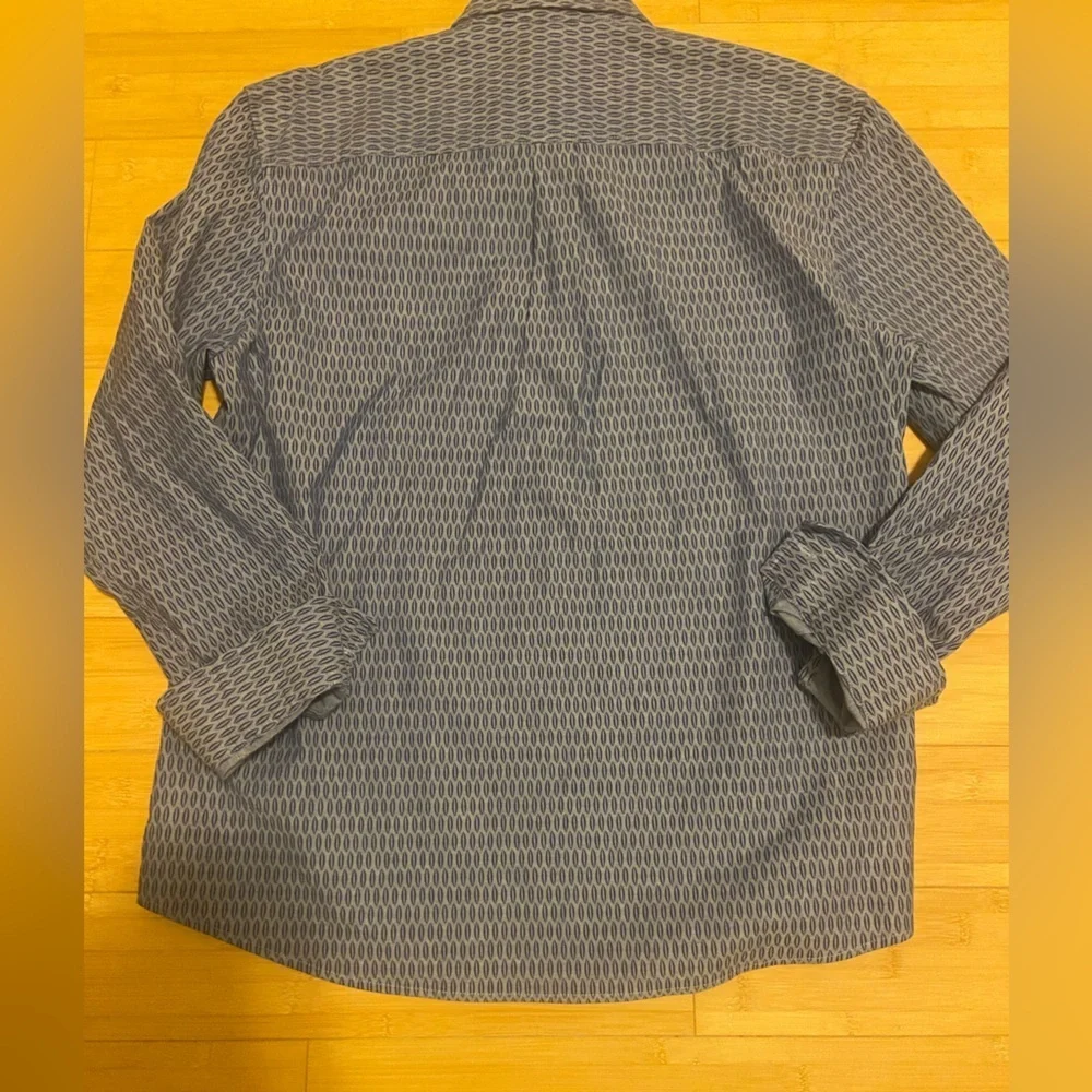 Johnnie-O Hangin' Out Button Down Laguna Blue Size M Stretch - Picture 6 of 6